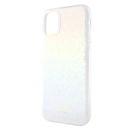 Etui Guess IML Faceted Mirror Disco Iridescent na iPhone 11 / Xr - wielokolorowe