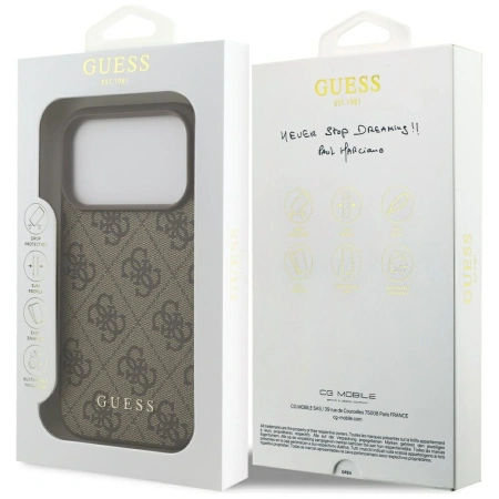 GUESS ETUI 4G CLASSIC DO IPHONE 17 PRO OCHRONA PRZED