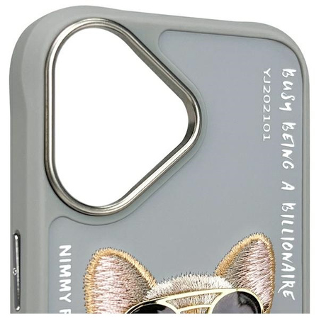 NIMMY CASE ETUI DO IPHONE 16 6.1 MAGNETYCZNE ANTYPOŚLIZGOWE Z OCHRONĄ SZKŁA