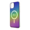 GUESS POKROWIEC MAGNETYCZNY DO IPHONE 15 14 13 DO MAGSAFE HARDCASE RAINBOW