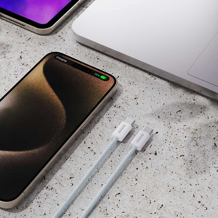 DUDAO KABEL USB-C USB-C 2M PD 30W DO TELEFONÓW I TABLETÓW SZYBKIE ŁADOWANIE