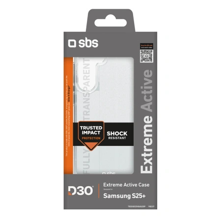 Etui SBS D3O do Samsung Galaxy S25+ - przezroczyste