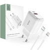 TECH-PROTECT C20W ŁADOWARKA 2-PORTOWA PD20W DO LIGHTNING Z KABLEM DO IPHONE
