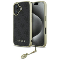 GUESS ETUI HARDCASE DO IPHONE 16 PLUS 6.7'' Z CHARMS COLLECTION CZARNY