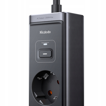 MCDODO POWER STRIP CHARGER GAN TYPE C 6X USB-C USB AC 1.5M