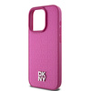 DKNY POKROWIEC DO IPHONE 15 PRO 6.1 SKÓRZANE MONOGRAM LOGO METALOWE DO