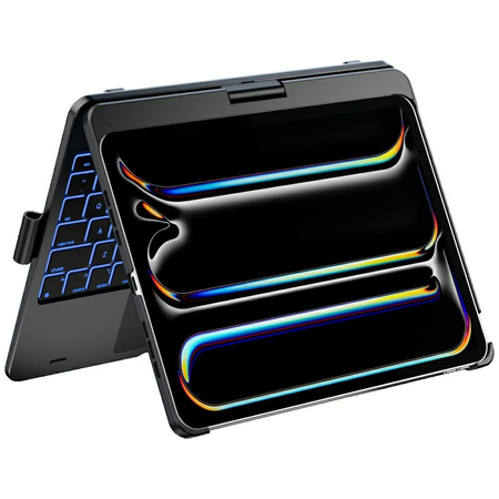 Etui Typecase Flexbook Touch             z klawiaturą do iPad Pro 11" 2024/2025 czarny