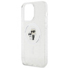 Etui Karl Lagerfeld Karl&Choupette Glitter MagSafe na iPhone 15 Pro Max - przezroczyste