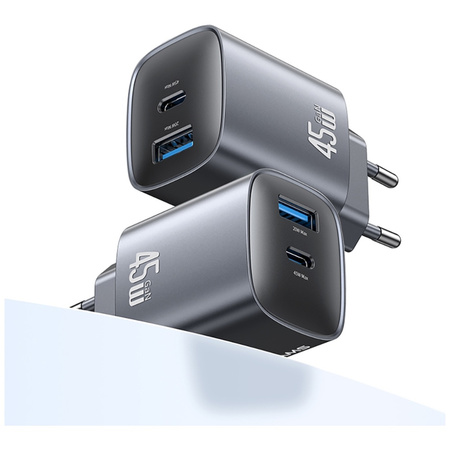 USAMS ŁADOWARKA SIECIOWA GA70 DO APPLE IPHONE 12 13 14 45W PD USB-A
