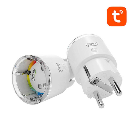 GOSUND INTELIGENTNE GNIAZDO WIFI EP2 2 SZT. 10A TUYA DO STEROWANIA ZDALNEGO