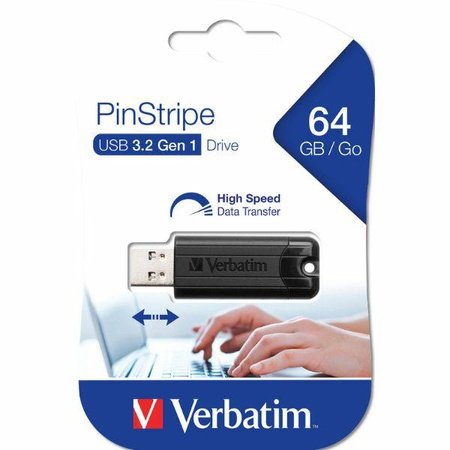 VERBATIM PENDRIVE 64GB USB-A 3.2 DO KOMPUTERA TELEFONÓW 64GB SZYBKA PAMIĘĆ