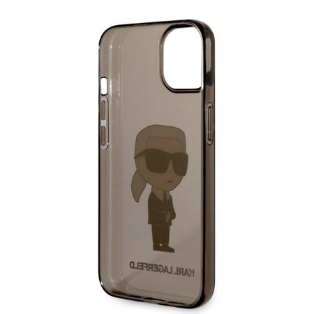 Karl Lagerfeld KLHCP14MHNIKTCK iPhone 14 Plus 6,7" czarny/black hardcase Ikonik Karl Lagerfeld