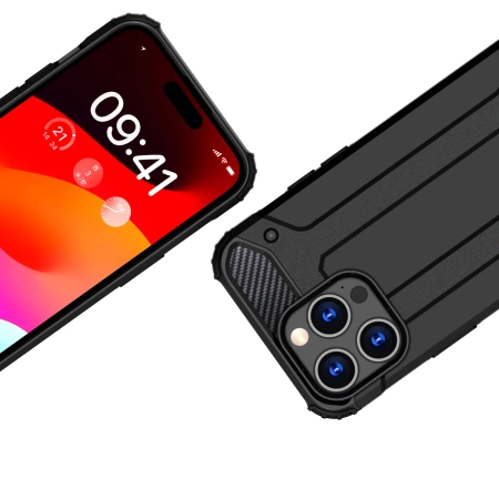 HURTEL PANCERNE ETUI CASE DO IPHONE 15 PRO HYBRID ARMOR OCHRONNE WZMOCNIONE