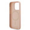 KARL LAGERFELD CASE DO IPHONE 15 PRO MAX 6.7 LEATHER MONOGRAM METAL LOGO