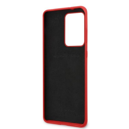 Etui Ferrari Hardcase Silicone na Samsung Galaxy S20 Ultra - czerwone