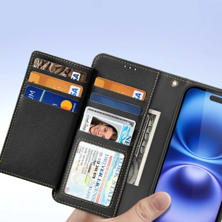DUX DUCIS ETUI SKÓRZANE LAWA DO IPHONE 16 KLASYCZNY WYGLĄD I BEZPIECZEŃSTWO