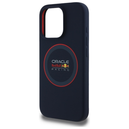 Red Bull RBHMP16X24SIILVR iPhone 16 Pro  Max 6.9 hardcase granatowy/navy Silicone Red Ring MagSafe