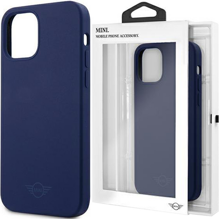 Mini MIHCP12LSLTNA iPhone 12 Pro Max 6,7" granatowy/navy hard case Silicone Tone On Tone