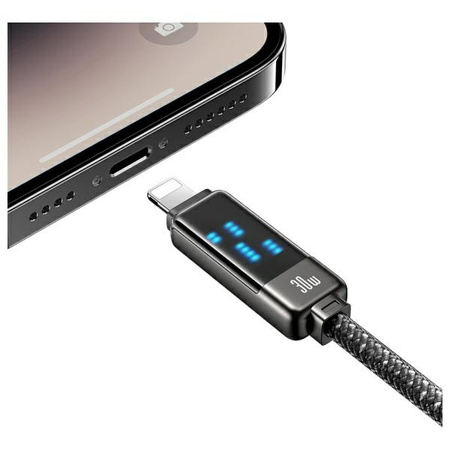 USAMS KABEL USB-C DO LIGHTNING 1,2M DO IPHONE 12 13 14 30W ZINCO ALLOY FAST