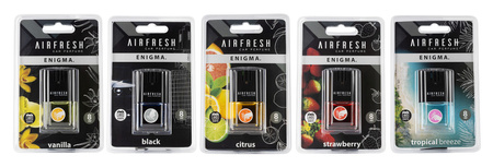 AIRFRESH ZAPACH SAMOCHODOWY ENIGMA WANILIA DO AUTA DYFUZOR 8ML DEKORACYJNY
