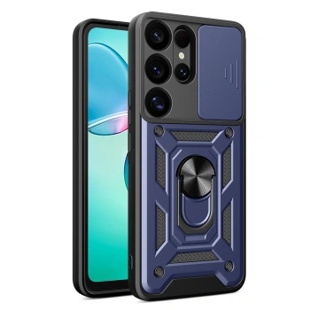 HURTEL ETUI PANCERNE DO SAMSUNG GALAXY S25 ULTRA Z RINGIEM I OSŁONĄ APARATU