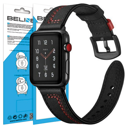 BELINE PASEK WATCH 22MM DO ZEGARKA CASUAL CZARNY DO MODELI 22 MM WYTRZYMAŁY