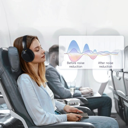 Słuchawki bezprzewodowe Dudao X22 Max nauszne Bluetooth z ANC - czarne