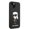 Karl Lagerfeld KLHMP14MSNIKBCK iPhone 14 Plus 6,7" hardcase czarny/black Silicone Ikonik Magsafe