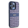 DKNY POKROWIEC SKÓRZANY DO IPHONE 15 PRO 6.1 MONO STRIPE Z LOGO METALOWYM