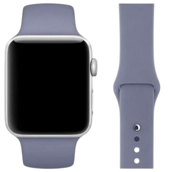 MERCURY PASEK DO APPLE WATCH 42 44 45 MM ŁATWE ZAKŁADANIE SILIKON LAWENDOWY