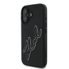 KARL LAGERFELD KLHCP16S3DRKSDLK POKROWIEC HARDCASE DO IPHONE 16 6.1 RUBBER