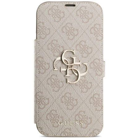 GUESS ETUI BOOK 4G METAL LOGO DO IPHONE 17 PRO MAX ZAMYKANE Z MAGNETYCZNYM