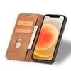 Magnet Fancy Case etui do iPhone 12 Pro Max pokrowiec portfel na karty kartę podstawka brązowy