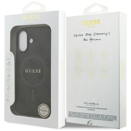 GUESS ETUI 4G RING CLASSIC LOGO MAGSAFE DO IPHONE 17 CASE Z LOGO