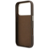 Etui Guess FW Resin Logo do iPhone 17 Pro brązowy