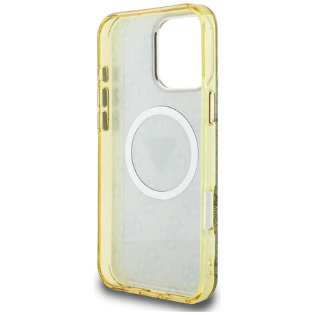 GUESS ETUI TPU POKROWIEC DO IPHONE 16 PRO MAX 4G DO MAGSAFE METAL GLITTER