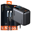 MCDODO SZYBKA ŁADOWARKA SIECIOWA ZASILACZ KOSTKA 3X USB-C USB-A GAN 100W