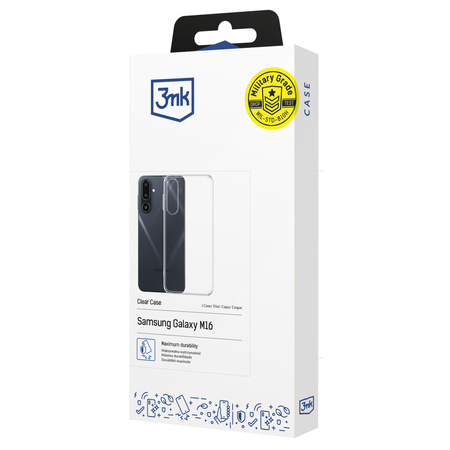 3MK ETUI CLEAR CASE DO SAMSUNG GALAXY M16 5G OCHRONA TELEFONU Z PEŁNYM