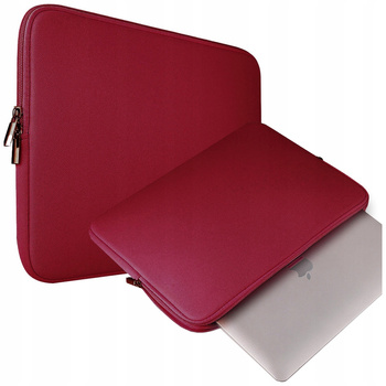 Uniwersalne etui torba na laptopa 15,6'' wsuwka tablet organizer na komputer czerwony
