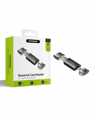INNOSTYLE CZYTNIK KART SD USB-C USB DO TELEFONU LAPTOPA MICRO SD TF