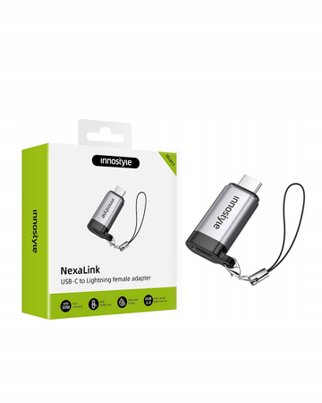 INNOSTYLE ADAPTER PRZEJŚCIÓWKA USB-C USB TYP C DO LIGHTNING IPHONE 15 16 17