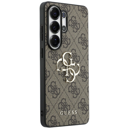 Etui Guess 4G Big Metal Logo do Samsung  Galaxy S26 Ultra brązowy