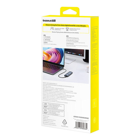 BASEUS OBUDOWA SSD DO 2.5 CALA DO KOMPUTERA USB 3.0 SZYBKA WYSOKA PRĘDKOŚĆ