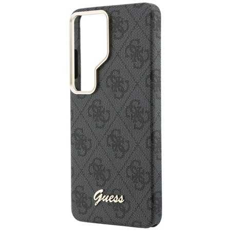 Etui Guess 4G Script MagSafe do Samsung  Galaxy S26 Ultra czarny