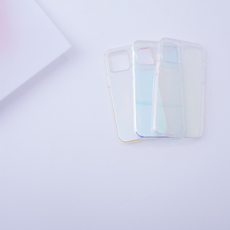 Aurora Case etui do iPhone 13 Pro Max żelowy opalizujący pokrowiec fioletowy