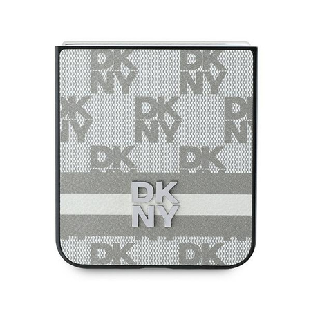 DKNY POKROWIEC HARDCASE DO SAMSUNG Z FLIP6 F741 Z PRINTEM CHEQUERED STRIPES