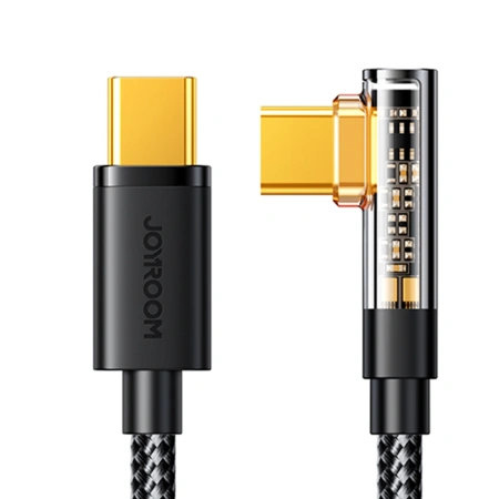 JOYROOM GAMINGOWY KABEL USB-C DO USB-C 100W 1.2M KĄTOWY DO TELEFONÓW GIER