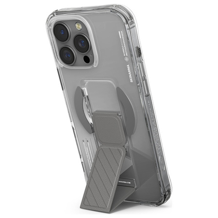 Skinarma etui Axon iPhone 16 Pro Max     6.9 Magnetic Charging + Grip Stand titanium