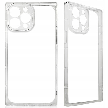 HURTEL ETUI SQUARE CLEAR DO SAMSUNG GALAXY A12 5G ŻELOWY POKROWIEC OCHRONNY