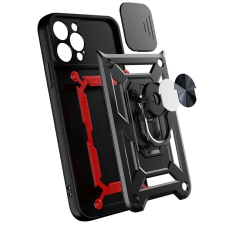 HYBRID ARMOR CAMSHIELD POKROWIEC PANCERNY DO IPHONE 14 Z OSŁONĄ NA APARAT